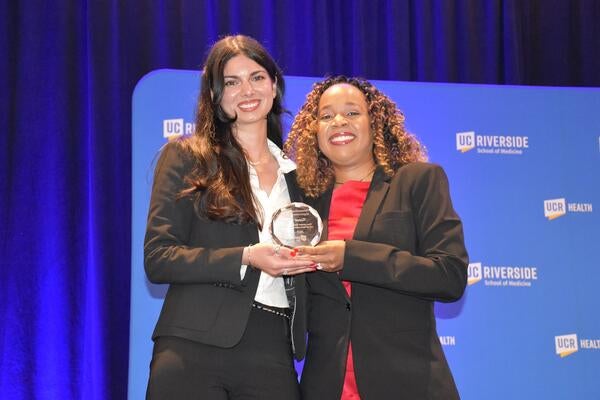 Faculty receiving awards at the 2024 awards ceremony